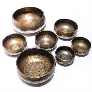 Nepal Handmade Brass Tibet Buddha Sound Bowl Yoga Meditation Chanting Bowl Chime Music Therapy Tibetan Buddha Singing Bowl