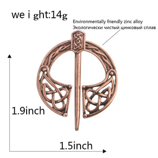 Medieval period Ireland Bronze viking Brooch bronze cloak pin scarves shawls Decorations gift for People interested in history