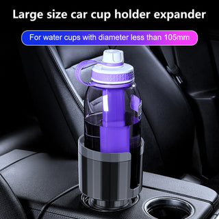 Large Car Cup Holder Expander with Adjustable Base Anti-slip Cup Holder Adapter Organizer for Most Bottles Cup Car Accessories