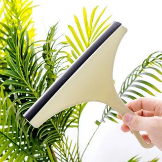 Bathroom Glass Mirror Cleaning Scraper Universal Car Glass Window Squeegee Wiper Portable Household Cleaner Brush Rubber Blade