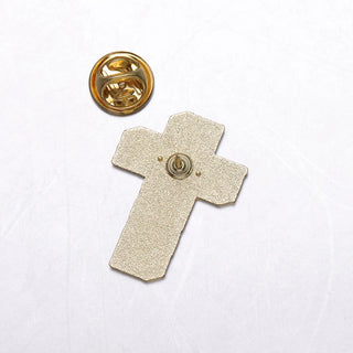 Jesus Saves Enamel Pins Simple Black Fish Shape Vintage Brooches Lapel Badges Jewelry Gift for Kids Friends Wholesale