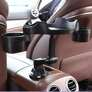 Car Cup Holder Tray Car Cup Holder Food Table Expander 360 Degree Rotation Adjustable Car Accessories