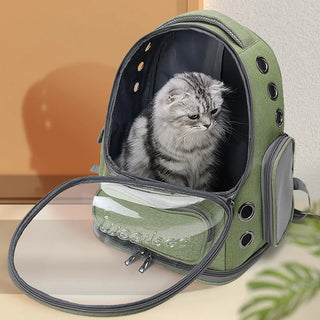 Pet Cat Backpack Astronaut Transparent Carrying Bag For Cat puppy Breathable kitten Outdoor Bags Space Capsule Cats Package