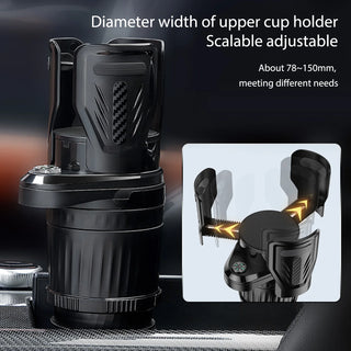 Multifunctional Car Cup Holder Expander Adapter Base Tray Rotatable Auto Drink Coffee Bottle Holder Cup Stand Car Accessories