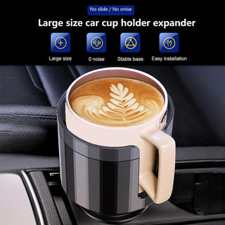 Large Car Cup Holder Expander with Adjustable Base Anti-slip Cup Holder Adapter Organizer for Most Bottles Cup Car Accessories