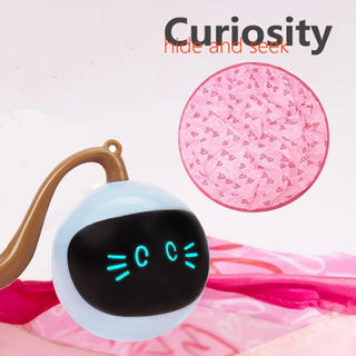 Automatic Rotating Cat Toys Electric Cat Turntable Cat Toy Funny Cat Undercover Moving Bouncing Rolling Ball Toy Cat Supplies