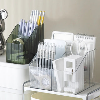 Desk Cleanup Office Accessories for Desk Organizer Stationery Storage Pencil Holder Boxes Organizing Makeup Desktop Pens Goods