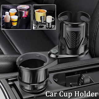 Multifunctional Car Cup Holder Expander Adapter Base Tray Rotatable Auto Drink Coffee Bottle Holder Cup Stand Car Accessories